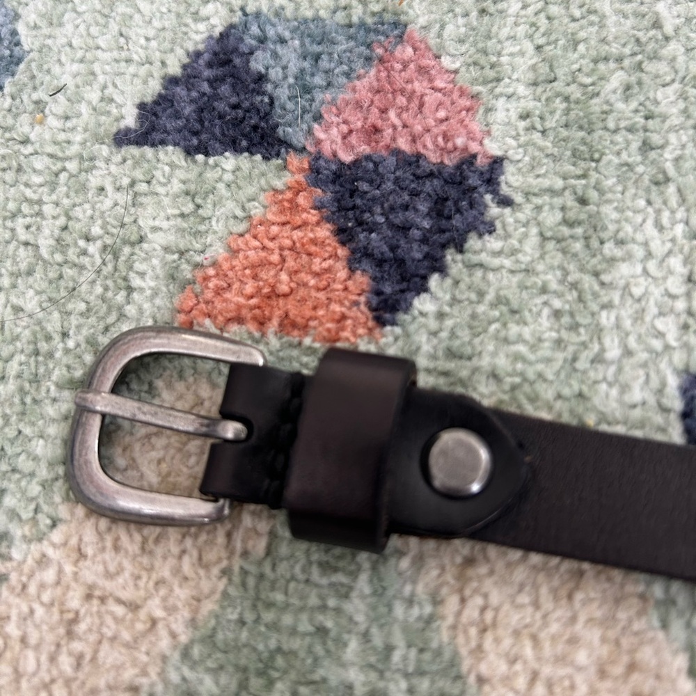 American Eagle Outfitters Black Belt with Silver Accents- Size XS/S - Picture 3 of 4